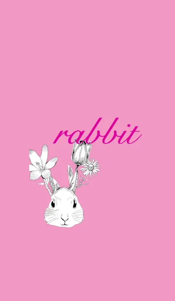 [LINE着せ替え] rabbit ！ rabbit ！ rabbit ！の画像1