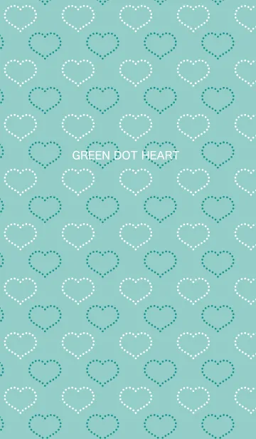 [LINE着せ替え] GREEN DOT HEARTの画像1