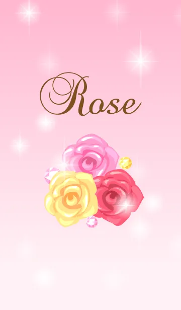 [LINE着せ替え] 大人かわいいバラの着せかえの画像1