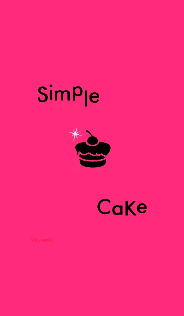 [LINE着せ替え] シンプル ～ケーキ～ (修正版)の画像1