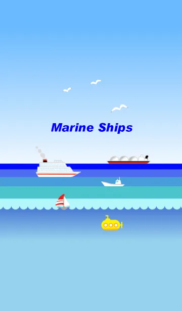 [LINE着せ替え] Marine Ships ~海の船たち~の画像1