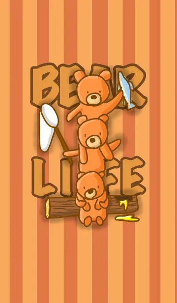 [LINE着せ替え] BEAR LIFEの画像1
