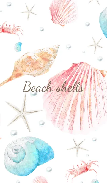 [LINE着せ替え] Beach shellsの画像1