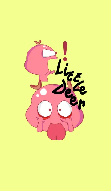 [LINE着せ替え] Little Deer in Pinkの画像1