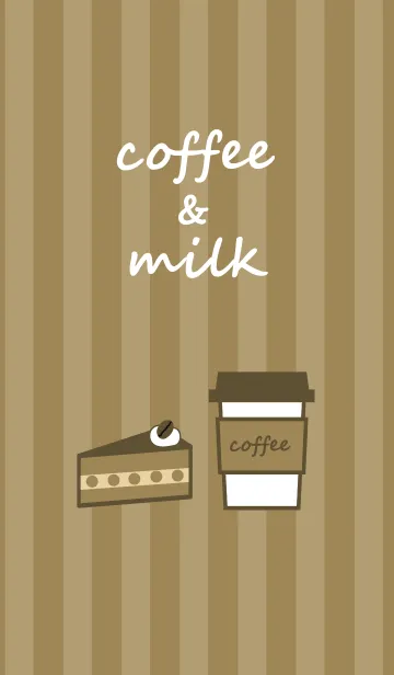 [LINE着せ替え] コーヒー＆ミルクの画像1