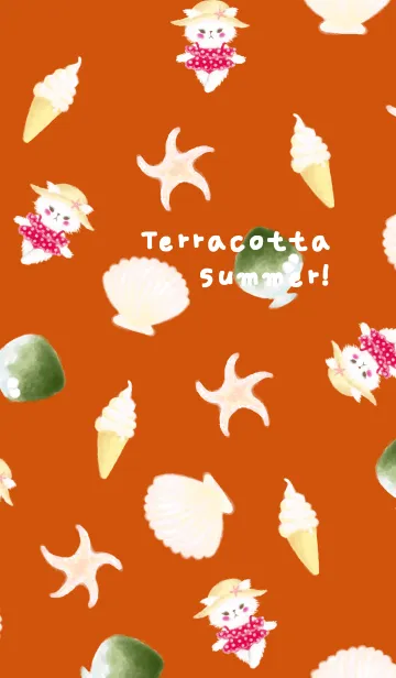[LINE着せ替え] Terracotta summerの画像1