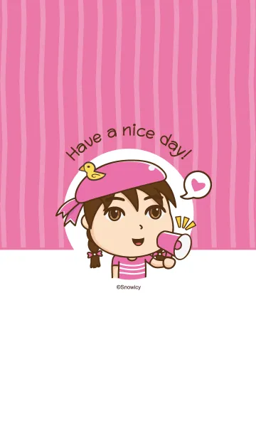 [LINE着せ替え] Girl With Braidsの画像1