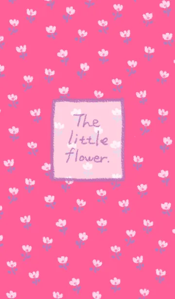 [LINE着せ替え] ピンクの小花の画像1