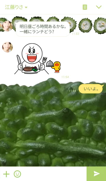 [LINE着せ替え] ゴーヤの画像3