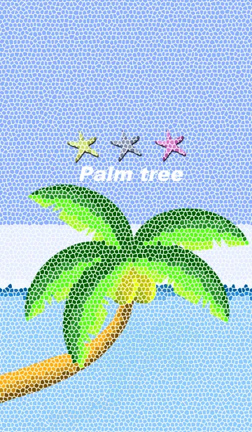 A palm tree in the south of the islandの着せ替えメイン画像