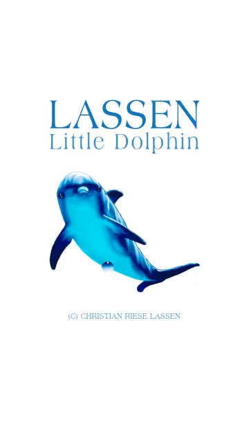 [LINE着せ替え] ラッセン「Little Dolphin」の画像1