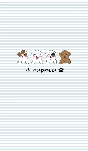 4 Puppiesの着せ替えメイン画像