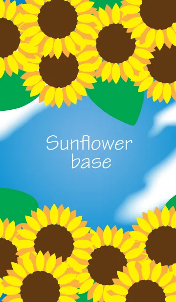 [LINE着せ替え] Sunflower baseの画像1