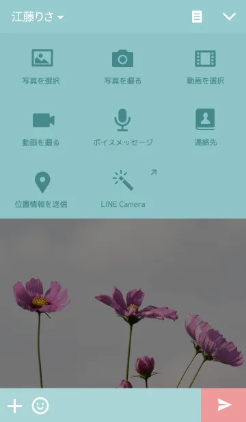 [LINE着せ替え] Sweet Cosmosの画像4
