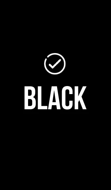 シンプル Blackの着せ替えメイン画像