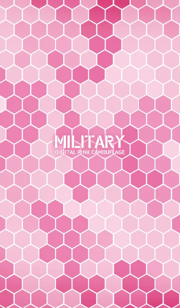 [LINE着せ替え] MILITARY-デジタルピンクカモフラの画像1