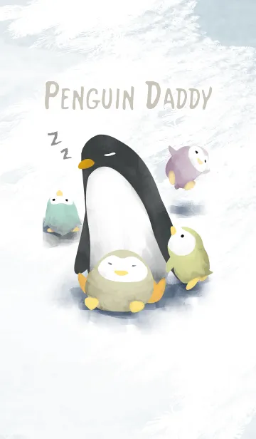 [LINE着せ替え] ペンギンパパの画像1