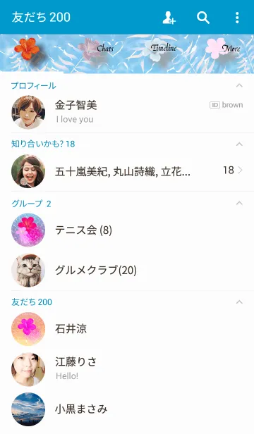 [LINE着せ替え] ハイビスカス～海～の画像2