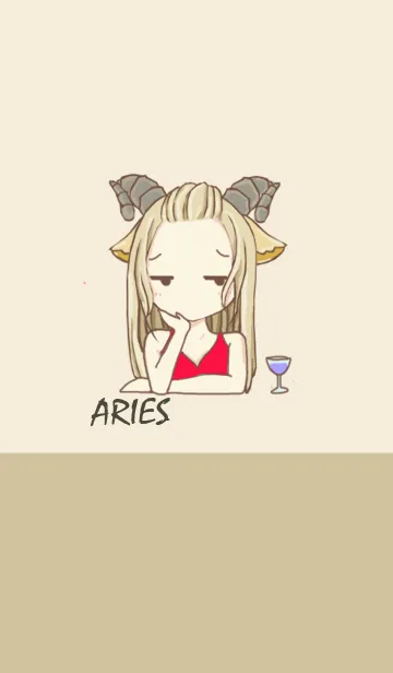 [LINE着せ替え] AriesGirlの画像1