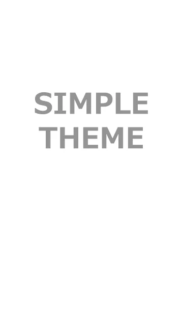 [LINE着せ替え] SIMPLE シンプルの画像1