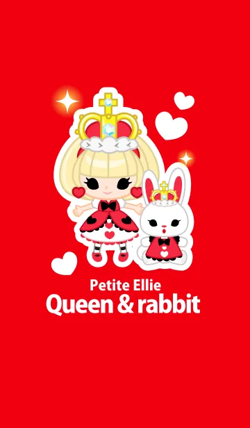 [LINE着せ替え] ★ハートの女王とうさちゃん★の画像1