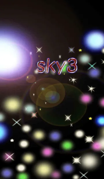 [LINE着せ替え] sky3(night)の画像1