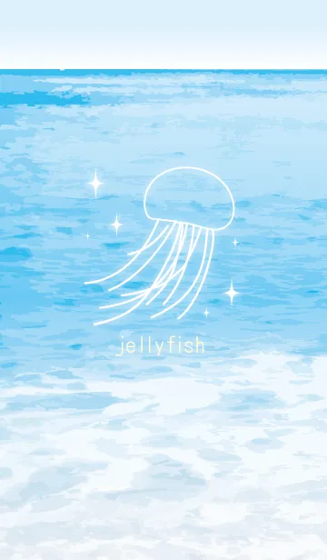 海のクラゲのLINE着せ替え