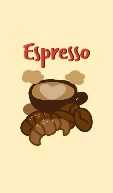 [LINE着せ替え] Espresso Cafe エスプレッソ カッフェの画像1
