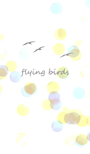 [LINE着せ替え] flying birdsの画像1