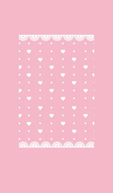 Lace Heart Patternの着せ替えメイン画像