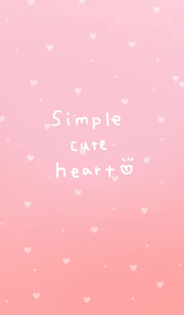 [LINE着せ替え] simple cute heartの画像1