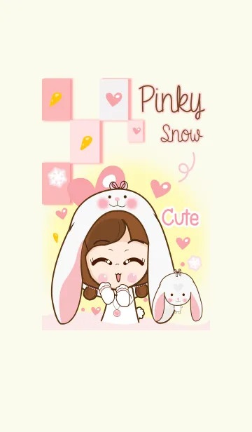 [LINE着せ替え] Pinky Snowの画像1