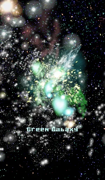 [LINE着せ替え] 緑の銀河の画像1