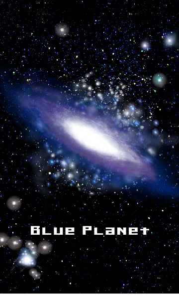 [LINE着せ替え] 青い惑星の画像1