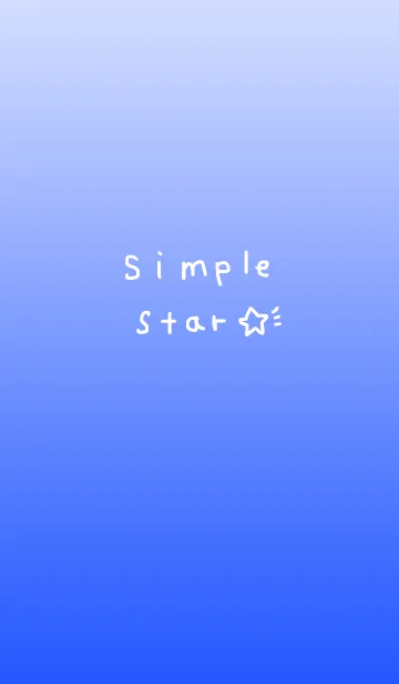 [LINE着せ替え] simple gradation star themeの画像1