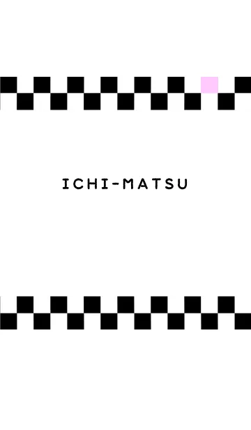 [LINE着せ替え] ■市松模様□の画像1