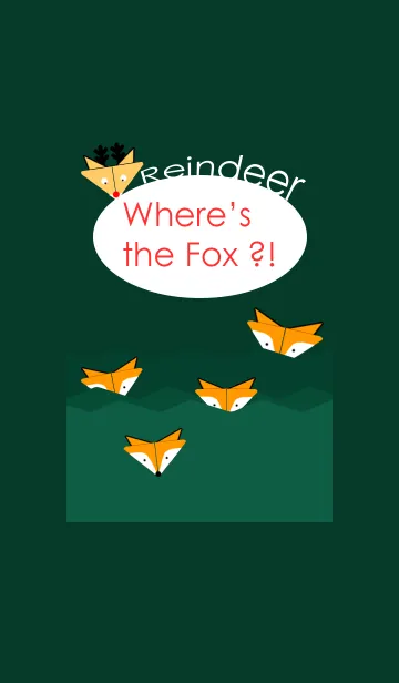 [LINE着せ替え] Reindeer！ Where's the Foxの画像1