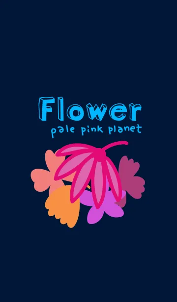 [LINE着せ替え] ペイルピンク星の花 PalePinkPlanetFlowersの画像1