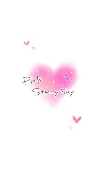 [LINE着せ替え] pink starry skyの画像1