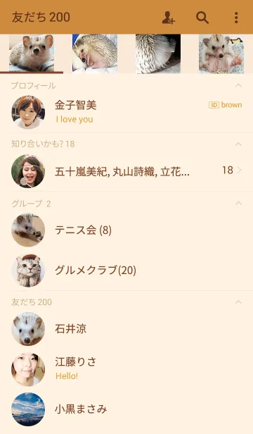 [LINE着せ替え] はりねずみのタワシくんの画像2