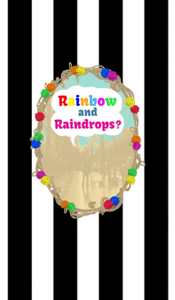 [LINE着せ替え] Rainbow and Raindrops？の画像1