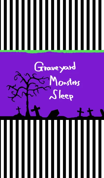 [LINE着せ替え] Graveyard monsters sleep 怪物の眠る墓場の画像1
