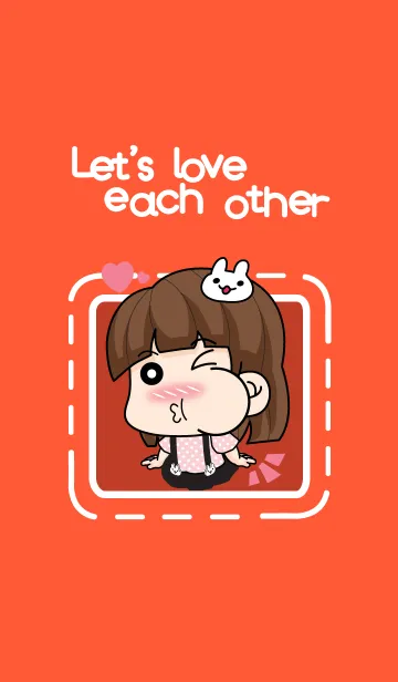 [LINE着せ替え] Let's love each other.の画像1