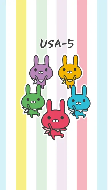ウサファイブの着せ替えメイン画像