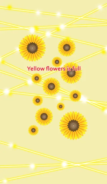 [LINE着せ替え] Yellow flowers is fullの画像1