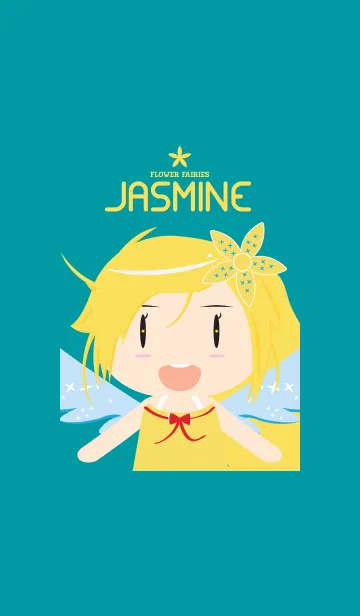 [LINE着せ替え] 花の妖精：ジャスミンの画像1