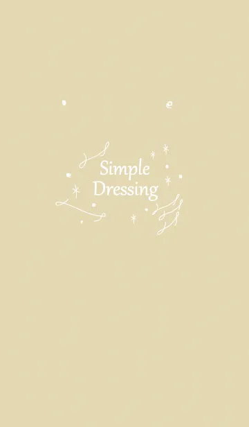 [LINE着せ替え] SIMPLE DRESSINGの画像1