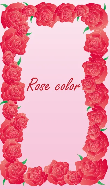 [LINE着せ替え] Rose colorの画像1