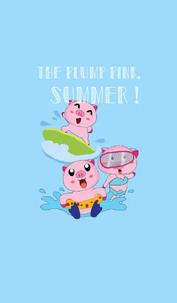 One of us: The Plump Pink, Summer ！の着せ替えメイン画像