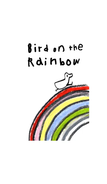 [LINE着せ替え] 虹の上の鳥の画像1